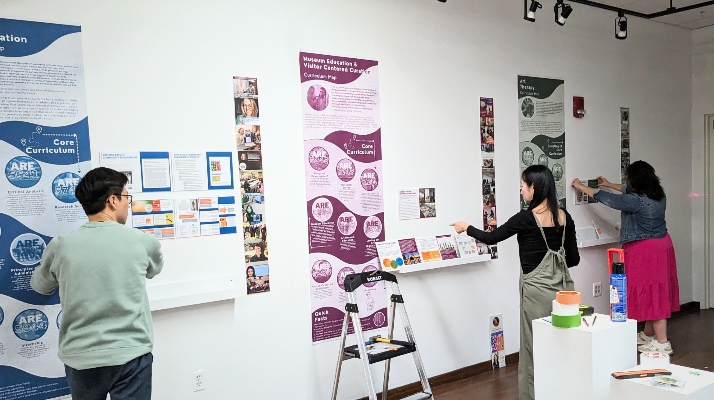 WJB Gallery Art Education Museum Education install